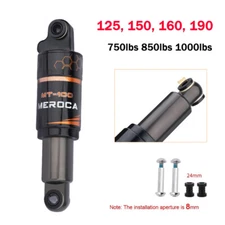 MEROCA MTB Bike Rear Shock Absorber 125mm/150mm/165/190mm Suspensions Damper