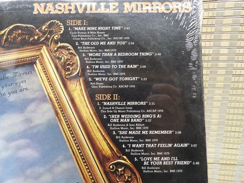 SEALED - Bill Anderson Nashville Mirrors - 12" LP Vinyl MCA 3214 - Picture 3 of 3