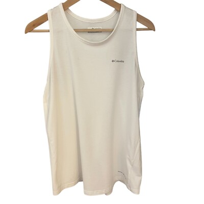 Columbia Womens Racerback Tank Top Size M Lightweight Gym Athletic Running UPF