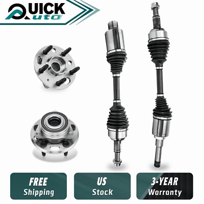 Front CV Axle Wheel Bearing Hub Kit for 2010 - 2017 Chevy Equinox GMC Terrain