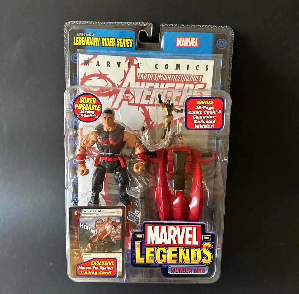 MARVEL LEGENDS Legendary Rider WONDER MAN PVC figure 16cm Toy Biz