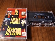 VARIOUS ARTISTS - THE LONDON INVASION - CASSETTE TAPE ALBUM 70S JEFF BECK ETC