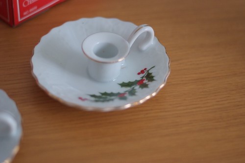 Vintage Ceramic Chamber Stick Candle Holder In Box, New Old Stock, Made in Japan - Picture 3 of 10