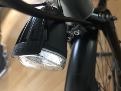 HALOGEN LICHT VORNE MIT HALTER  u KABEL wie NEU