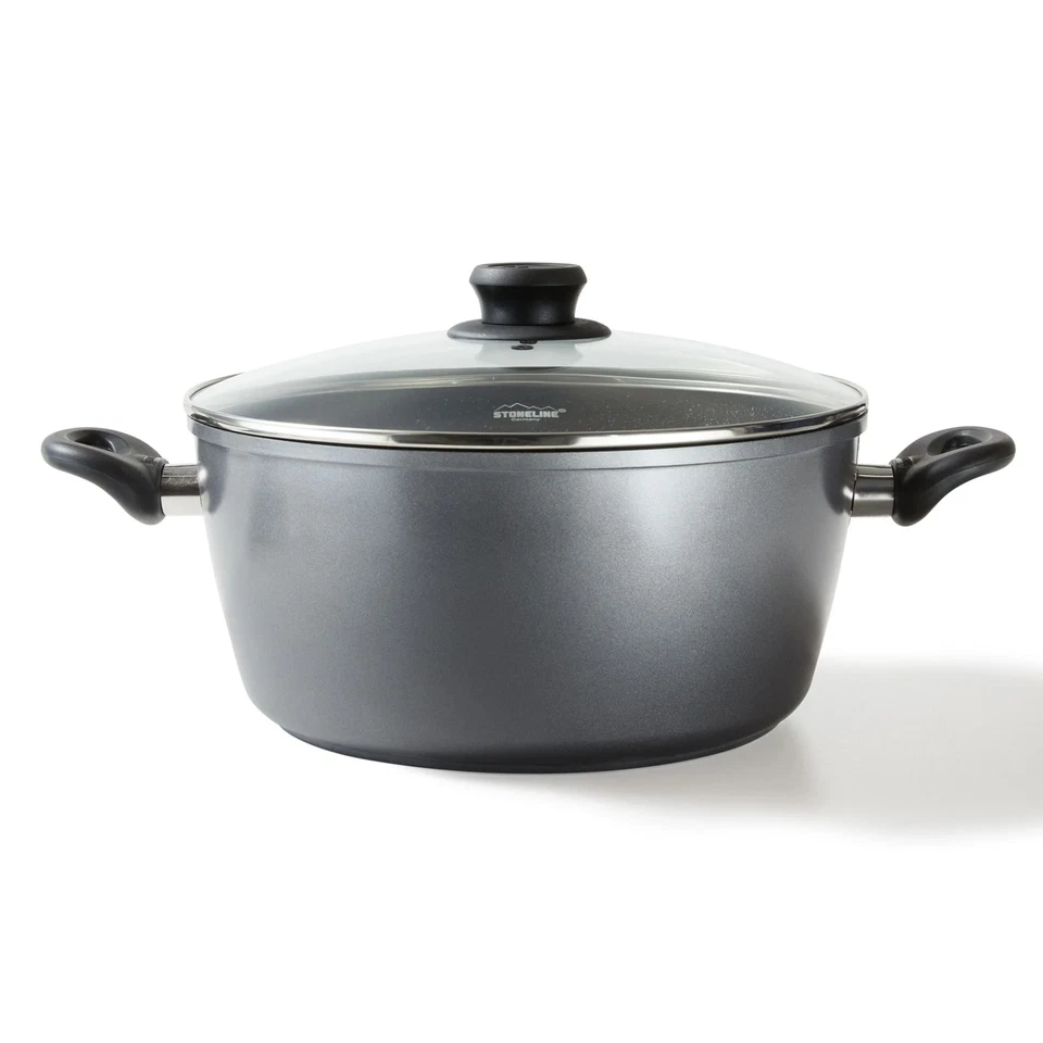 STONELINE® XXXL-Bratentopf 32 cm mit Glasdeckel Kochtopf Induktion 10117 IIWahl - Bild 1 von 4