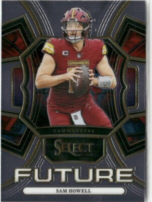2023 Panini Select Future Sam Howell Washington Commanders #FUT-SHO ...