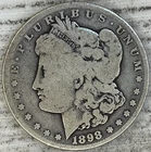 1898S Morgan Silver Dollar Uncertified Circulated Condition