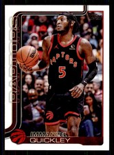 2025-26 Topps #32 Immanuel Quickley Toronto Raptors