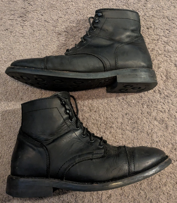 Thursday Boot Company Everyday Captain Black Leather Boots Men\'s 8.5 Amazon.com: Thursday Boot Company Men main image 4