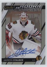 2023-24 O-Pee-Chee Platinum Rookie Auto Rainbow Jaxson Stauber #R-JS Auto 1os2