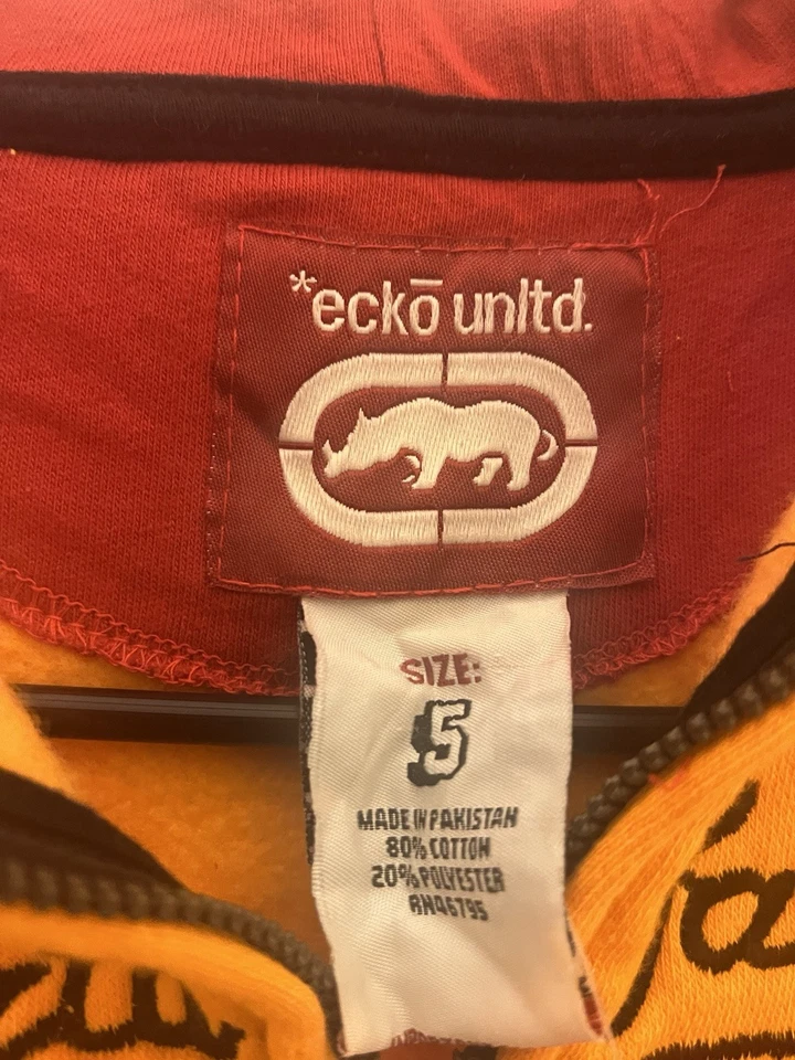 Ecko Unltd Boys Full Zip Hoodie Sweatshirt Pick Your Color Size 5 - Image 2 of 4