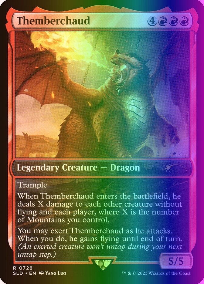 MTG Magic the Gathering Themberchaud (728/3004) Secret Lair Drop