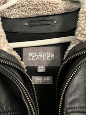 Wilsons Leather Men s Black Leather Jacket, F...