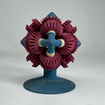 Z corporation brain gear corp 3D Printed Model Cogs RARE purple blue vintage
