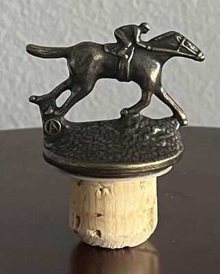 BLANTON S Bottle Topper Letter A    Jockey Racehorse Bourbon Whiskey Blantons