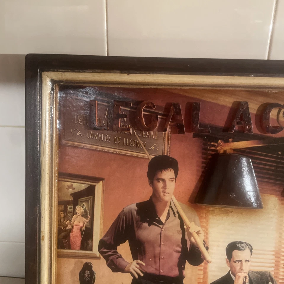 Arte de pared acción legal Elvis Presley Humphrey Bogart Marilyn Monroe James Dean Foto 4 de 4