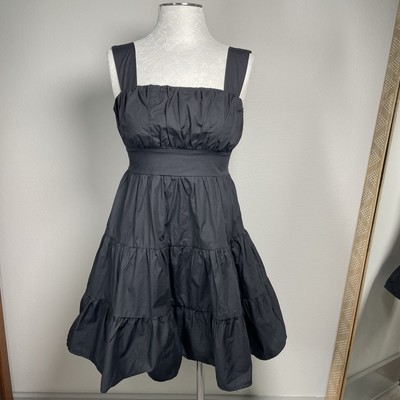 NWT Pretty Little Thing Little Black Dress LBD Tiered Size 8