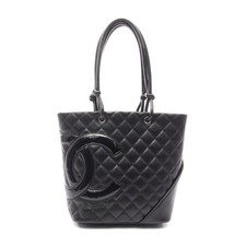 Chanel Cambon Line Medium Tote Bag Women Black One Size 653791
