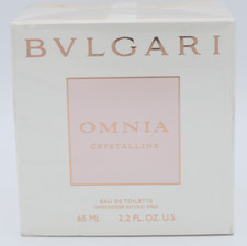 Bvlgari Omnia Crystalline Eau De Toilette EDT Natural Spray 2.2 oz Sealed Womens