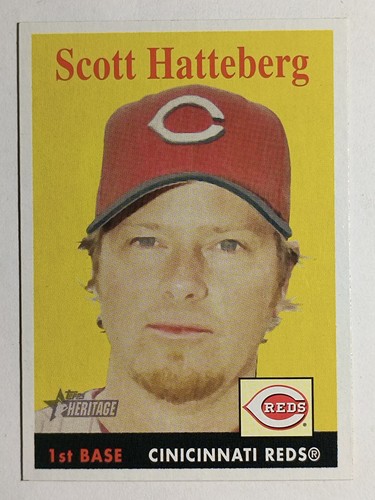 2007 Topps Heritage #12 Scott Hatteberg