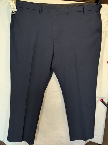 Haggard Men's Big And Tall Dress Pants Navy Blue 56 x 32 - Picture 4 of 8