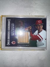 2002 TOPPS GOLD LABEL TONY PEREZ MLB AWARDS GAME USED BAT RELIC TITANIUM REDS