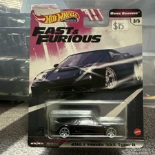 Hot Wheels Fast & Furious Honda NSX Type-R 2003 1:64 Black Real Riders