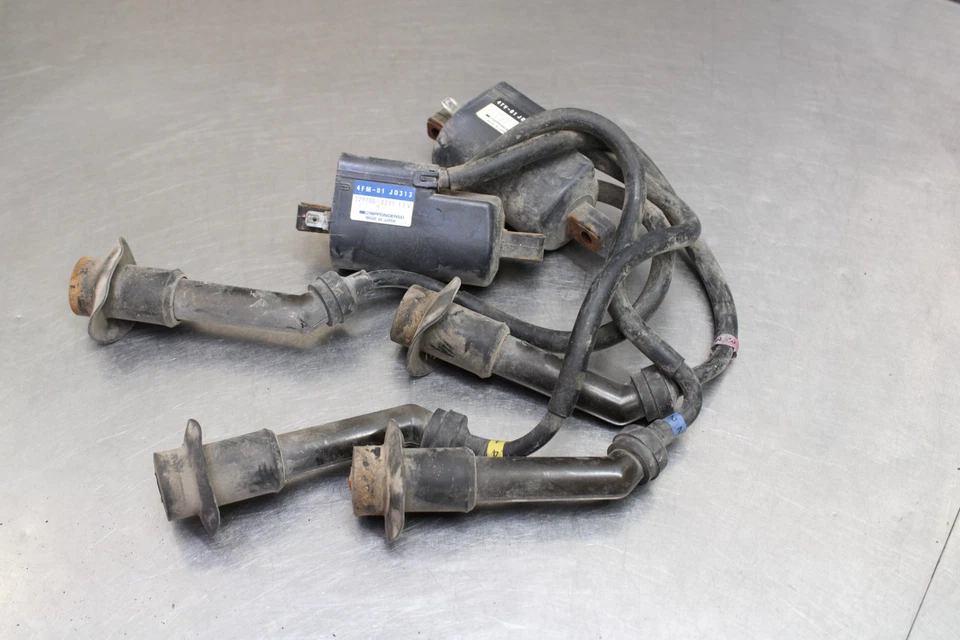 97-07 YAMAHA YZF600R IGNITION COILS COIL SPARK PLUG CAPS 4BH-82320-01-00 Foto 4 de 4