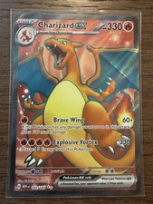 Pokemon Charizard ex 183/165 Sv: Scarlet Violet 151 Holo