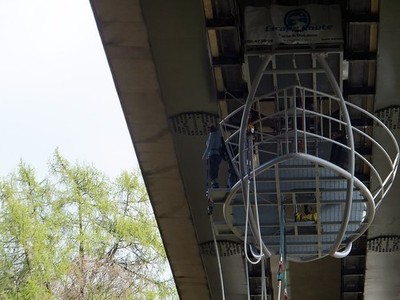 Photo A2 Bungee jumping platform at Garry Bridge Faskally What is claime c2012