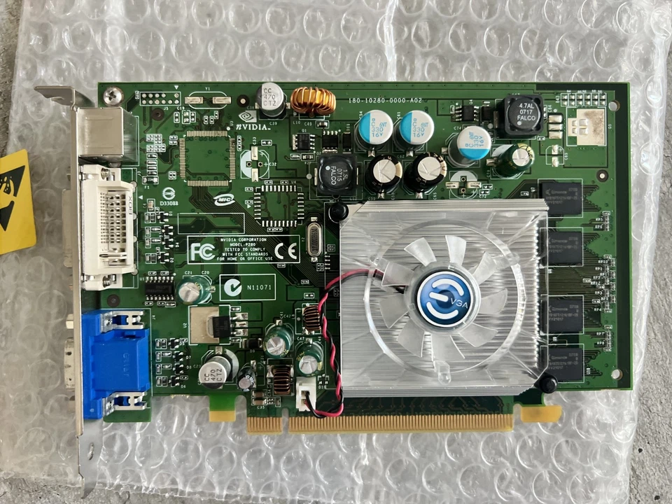 NVIDIA e-GeForce 7300GT 256MB PCI-E AMD DDR2 Graphic Card (NOS) DVI VGA S-Video - Image 2 of 4