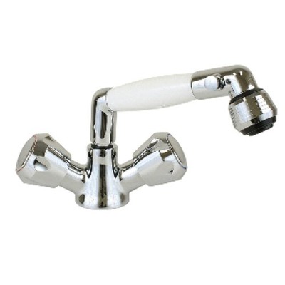 Scandvik Combo Shower Sprayer White 5 ft Hose Adjustable Spray 46011