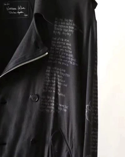 Number (N)ine Takahiro Miyashita Black Biker Jacket L  Zip/Button Pockets image 14