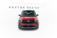 Maxton Design Frontlippe Passend FüR Ford Tourneo Courier Mk2 Schwarz Hochglanz