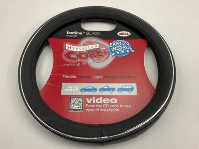 Bell 97032-9DI Fastline BLACK Steering Wheel Cover W/ Hyperflex Core 14.5-15.5''