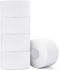 Athletic Tape,5 Pack White Sports Tape,Very Strong No Sticky Residue Wrist Ankle