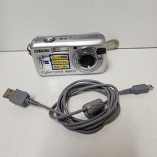 Sony Cyber-shot DSC-S600 Silver 6.0MP Digital Camera Parts Only Not Working