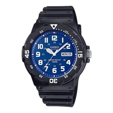Casio Men's MRW-200H-2B2V Diver Style Watch 10ATM Waterproof Blue Dial