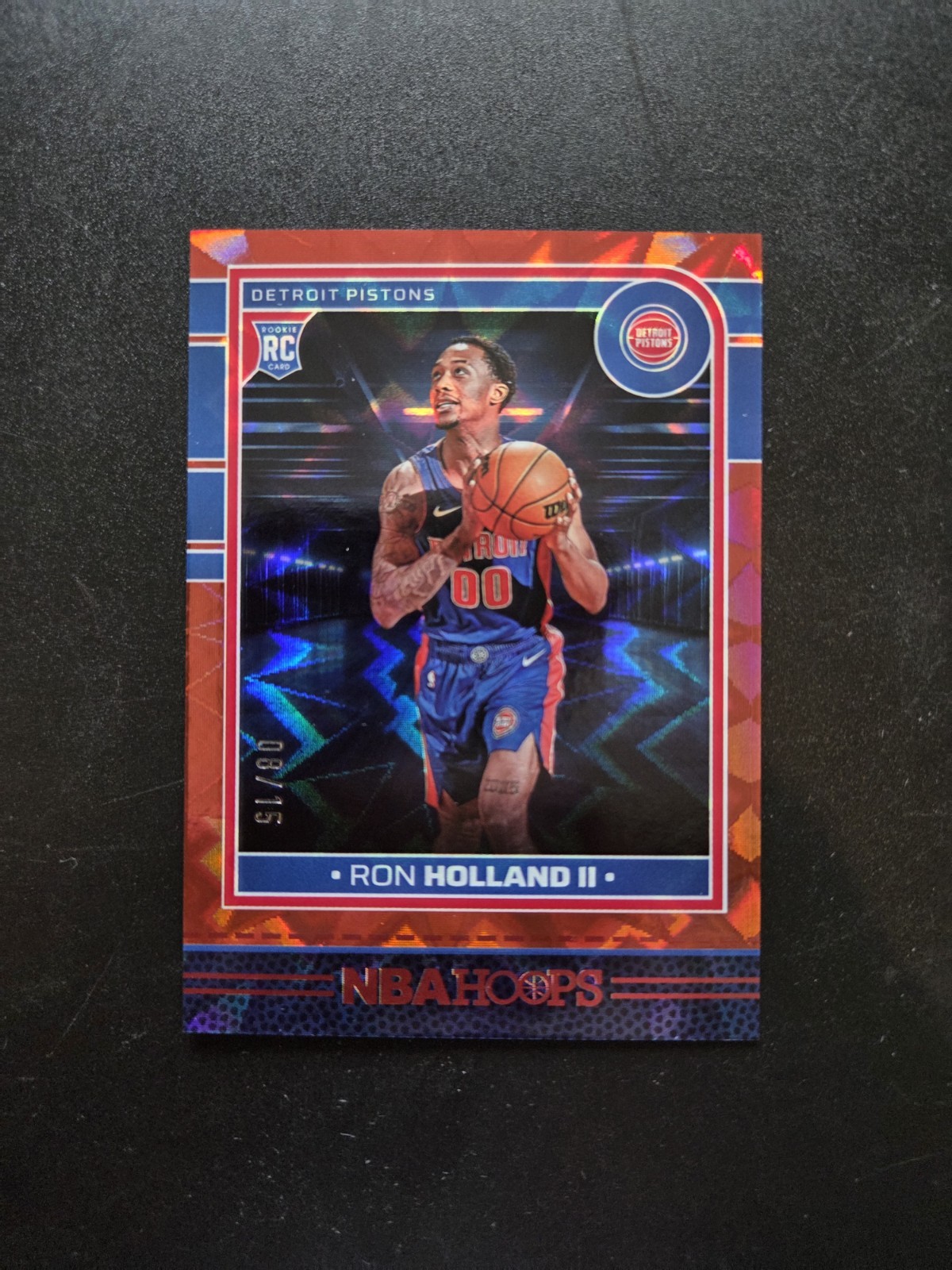 Ron Holland II - 2024-25 Panini NBA Hoops - #235 Red Explosion /15