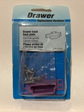 Prime-Line 1-1/4 in. L Plastic Center Guide Drawer Track Back Plate 1 pc Openbox
