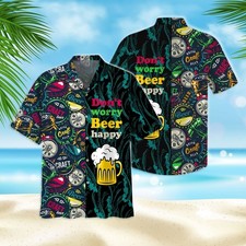Beer Happy Hawaiian Shirt Unisex Adult Hw7231