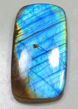 32 Ct 5X18X34  mm Natural Blue Fire Labradorite Fancy Cabochon Gemstone QY-178