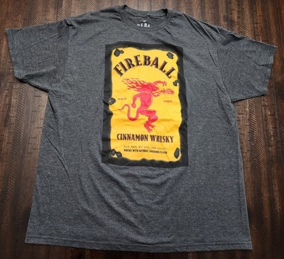 Ripple Junction Fireball Whisky Shirt Mens 2XL Gray