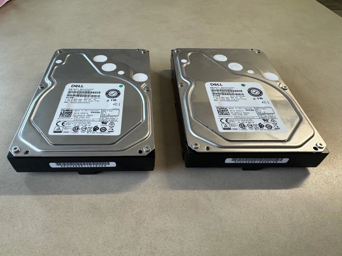 Dell Internal Hard Disk Drives 3.5 in Form Factor 2TB Storage