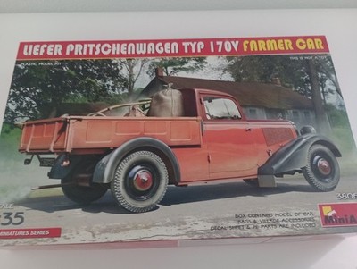Miniart 38060 Liefer Typ 170V Pritschenwagen Bauernwagen Maßstab 1:35 Bausatz