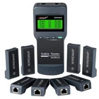 Network Cable Tester RJ45 LAN Phone Length Cable Tester Meter for Cat5,Cat6,5/6e