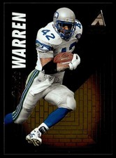 1995 Pinnacle Zenith Chris Warren Seattle Seahawks #Z42