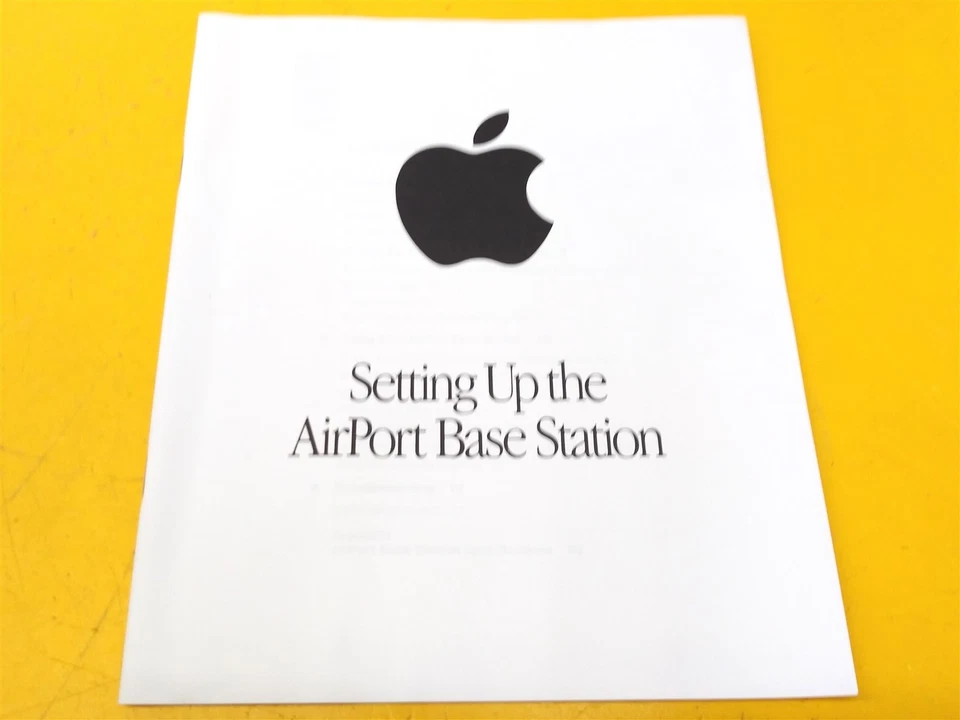 ⭐️⭐️⭐️⭐️⭐️ Apple AirPort Software Installation CD Disc Ver. 1.3 & Setup Manual - Image 4 of 4