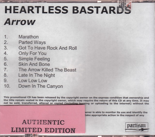 heartless bastards arrow cd promo eBay