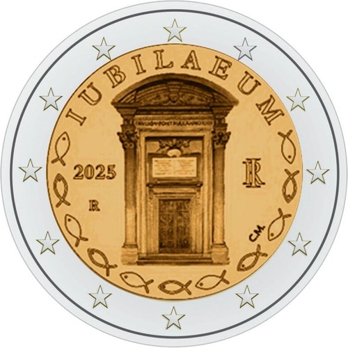 2 EURO 2025 ITALIA GIUBILEO